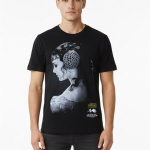 Civil Regime Star Wars Black and White Princess Leia Tee